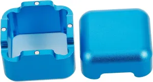 Aluminum Tip Chalk Carrier Case for Billiards Nonmagnetic Base Clip Sleek Design for Pool Players Versatile Storage for Chalk and Items