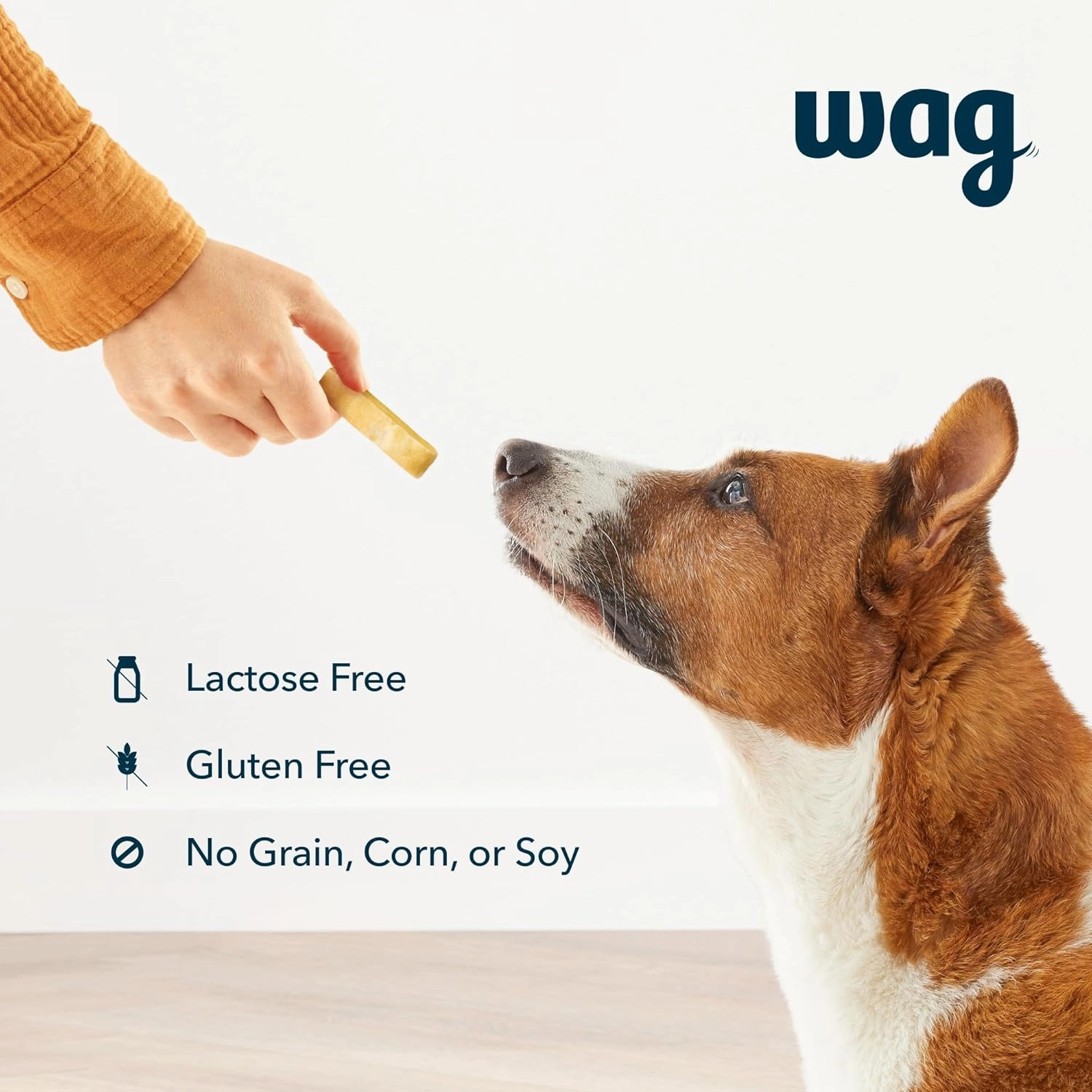 Amazon Brand - Wag Yak Cheese Himalayan Dog Chews, Dog Treats for Extra Large Dogs, All Natural, High Protein for Aggressive Chewers, 55lbs and Larger, 3 Count, 15.9 oz