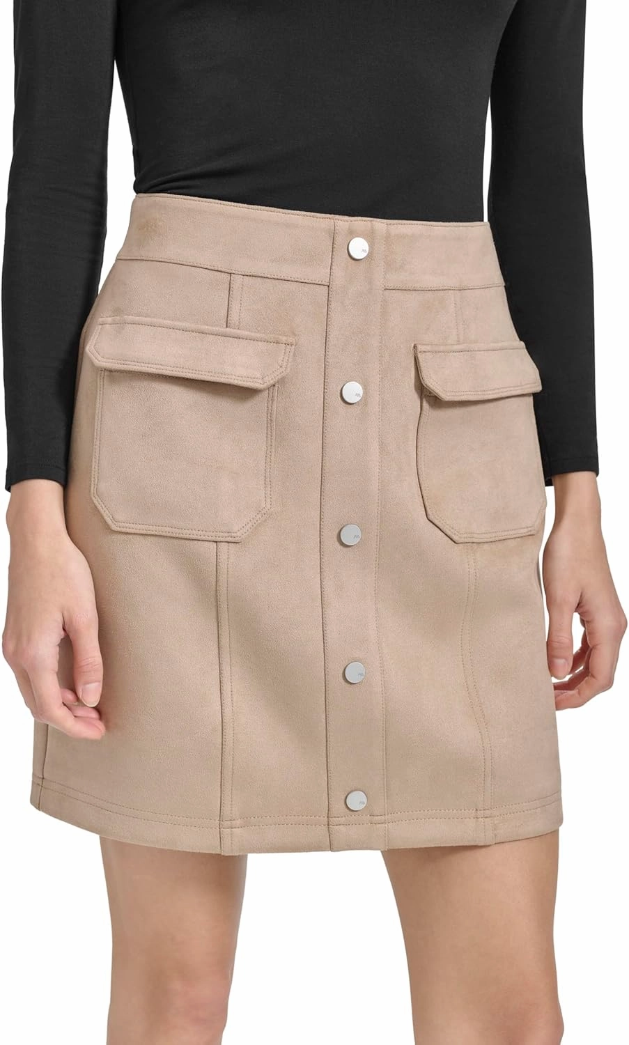 Andrew Marc Women's Faux Suede Skirt