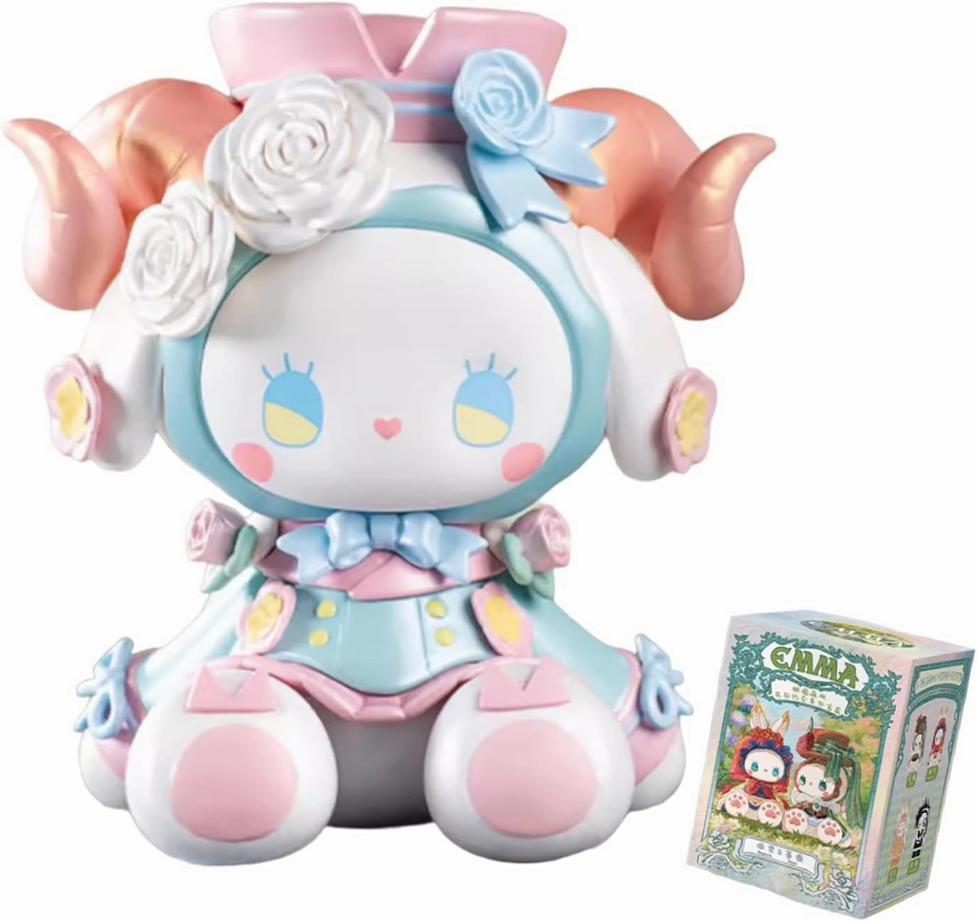 Anime Figure Blind Box, Emma Secret Forest Series Mystery Toy, Cute PVC Collectable Anime Girl Figure for Gift (Garden)