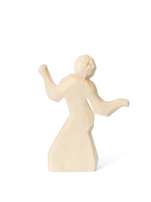 Anna Hand-Carved Figure - Natural