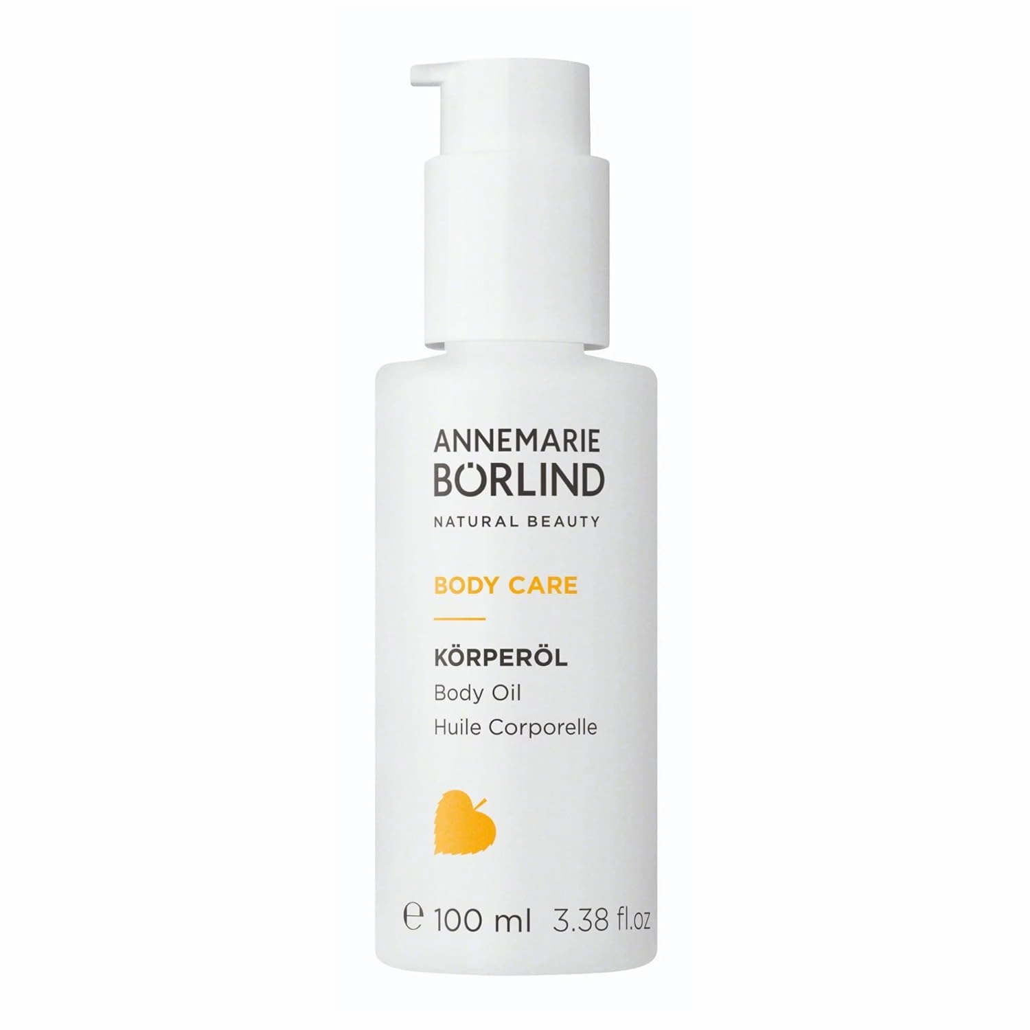ANNEMARIE BÖRLIND - BODY CARE Body Oil - nourishing, regenerating & smoothing skin care, with organic jojoba oil & argan oil, vegan, 3.38 Fl. Oz.
