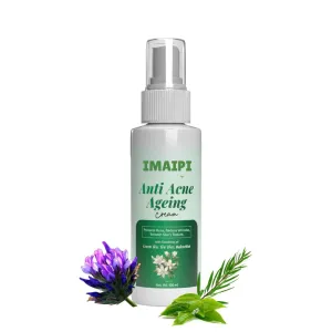 Anti-Acne Aging Cream, 100ml, with Green Tea and Tea Tree Oil, for Fine Lines and Wrinkles