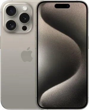 Apple iPhone 15 Pro Max, 256GB, Natural Titanium - Verizon (Renewed)