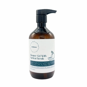 Apricot Scrub Shower Gel,Body Wash,Cleanses and Exfoliates, Vitamin B5, Lavender Scent, 16.9 fl oz