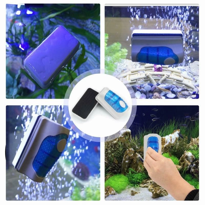 Aquarium Fish Tank Brush Magnetic Glass Cleaner M