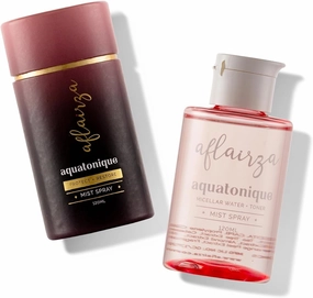 Aquatonique Face Toner - Hydrating & Cleansing Mist -Micellar Water - Cleanses, Soothes, Revitalizes & Preps Skin for Makeup - Balance Ph - 120 ml