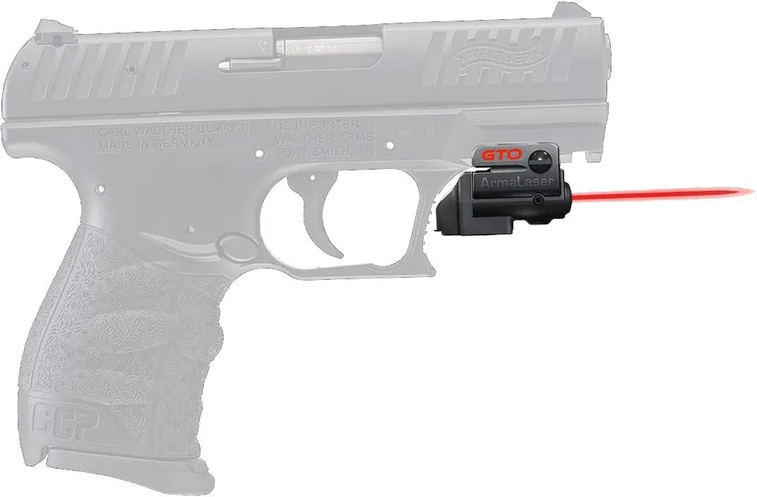 ArmaLaser GTO and FLX59 Red Laser Sight GripTouch Switch Designed to fit Walther CCP