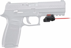 ArmaLaser GTO and FLX65 Red Laser Sight GripTouch Switch Designed to fit Sig Sauer P320 Full Size
