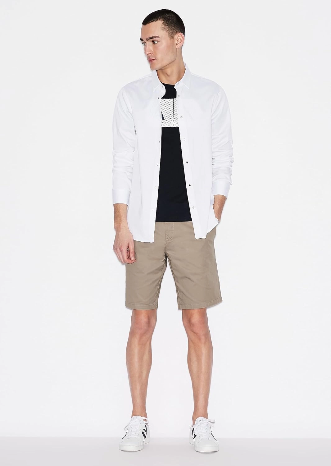 Armani Exchange Men's Crew Neck Logo Tee T Shirt