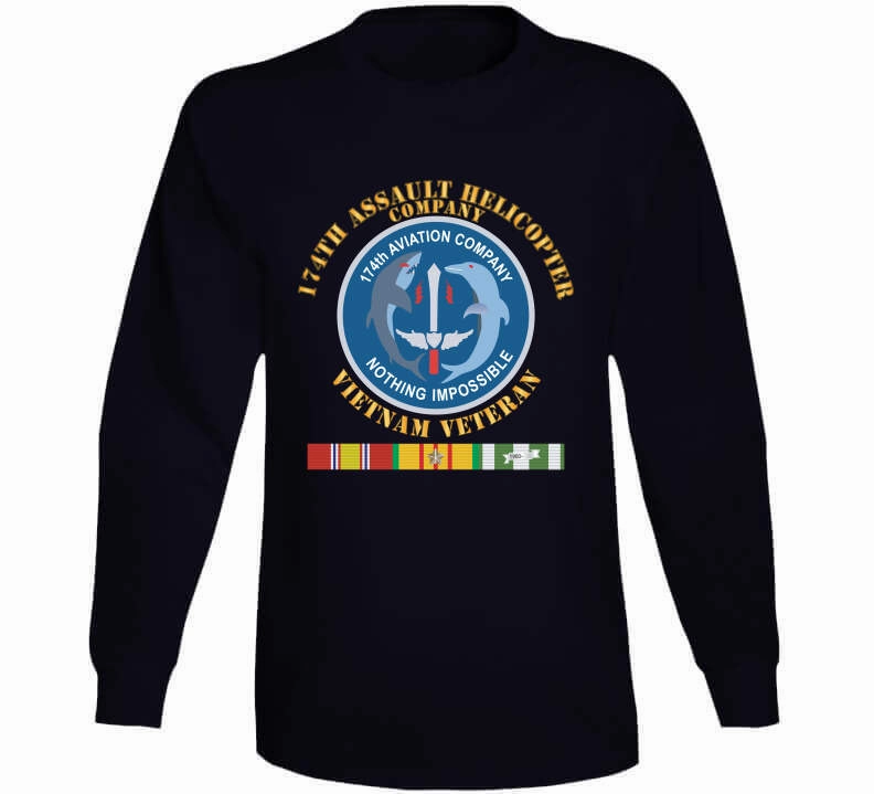 Army - 174th Ahc - Vietnam Vet W Vn Svc T Shirt