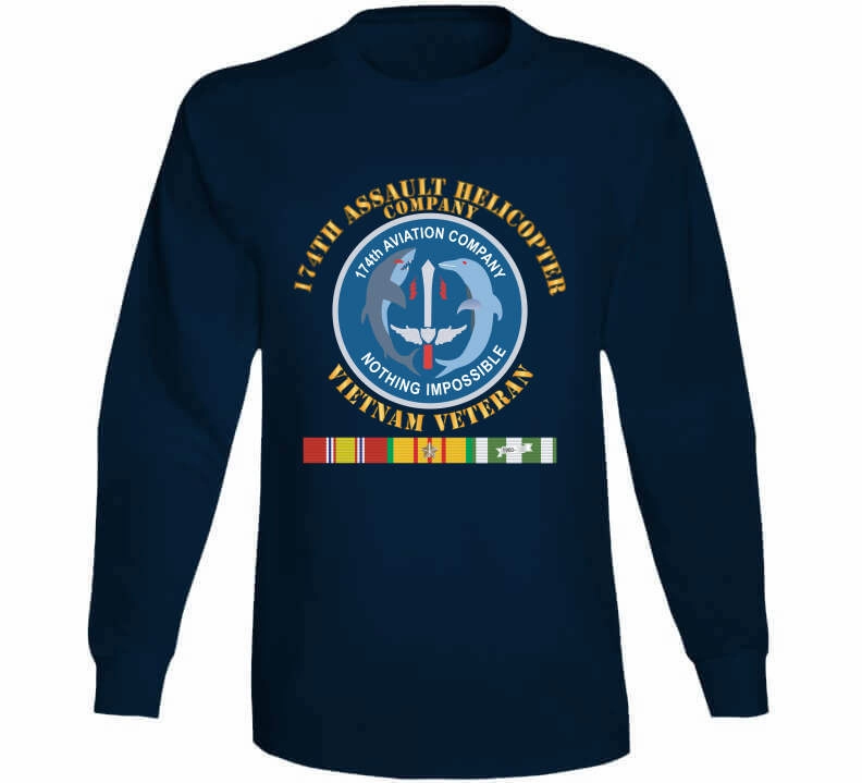 Army - 174th Ahc - Vietnam Vet W Vn Svc T Shirt