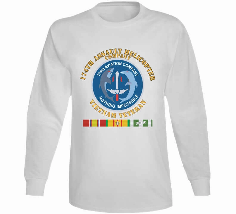 Army - 174th Ahc - Vietnam Vet W Vn Svc T Shirt