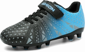 ASHION Kids Soccer Cleats Boys Girls Soccer Shoes Firm Ground Football Shoes for Indoor Outdoor Size (Little Kid/Big Kid)