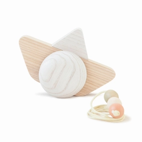 Babai Pull-Go Ship - White