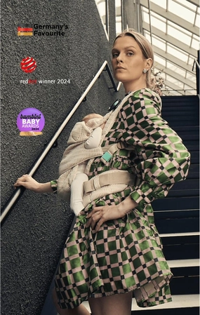 Baby Carrier with Magnetic buckles (Almond Beige)