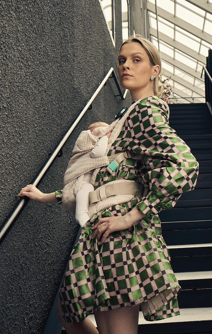 Baby Carrier with Magnetic buckles (Almond Beige)