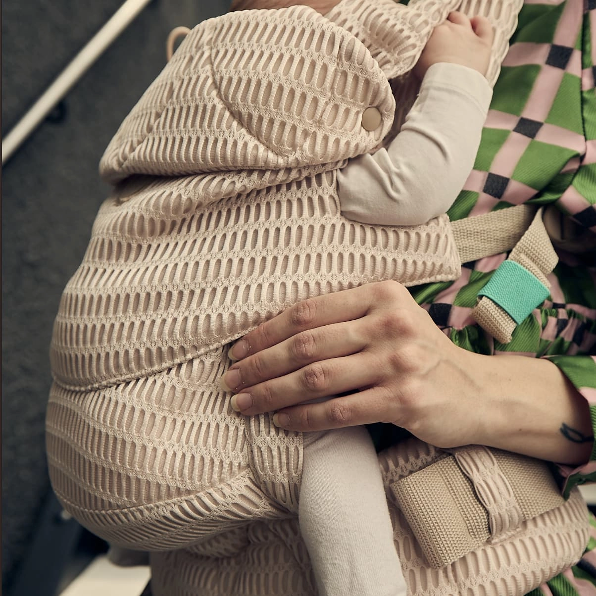 Baby Carrier with Magnetic buckles (Almond Beige)
