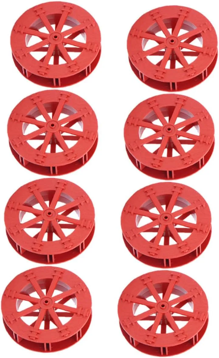 Balacoo Tabletop Fountain Water Wheel 8pcs Micro Landscape Wheel for Fish Tank and Home Decor