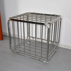 Balls Home Schools Display Rack Basketball Cage on Wheels, Heavy Duty Stainless Steel Soccer Equipment Cart with Lockable Hinge Cover, Basketball Organizer for Indoor Outdoor (One Color 90x80x80cm)