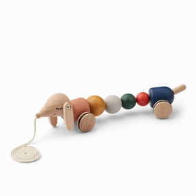 Barthes pull-along toy dog