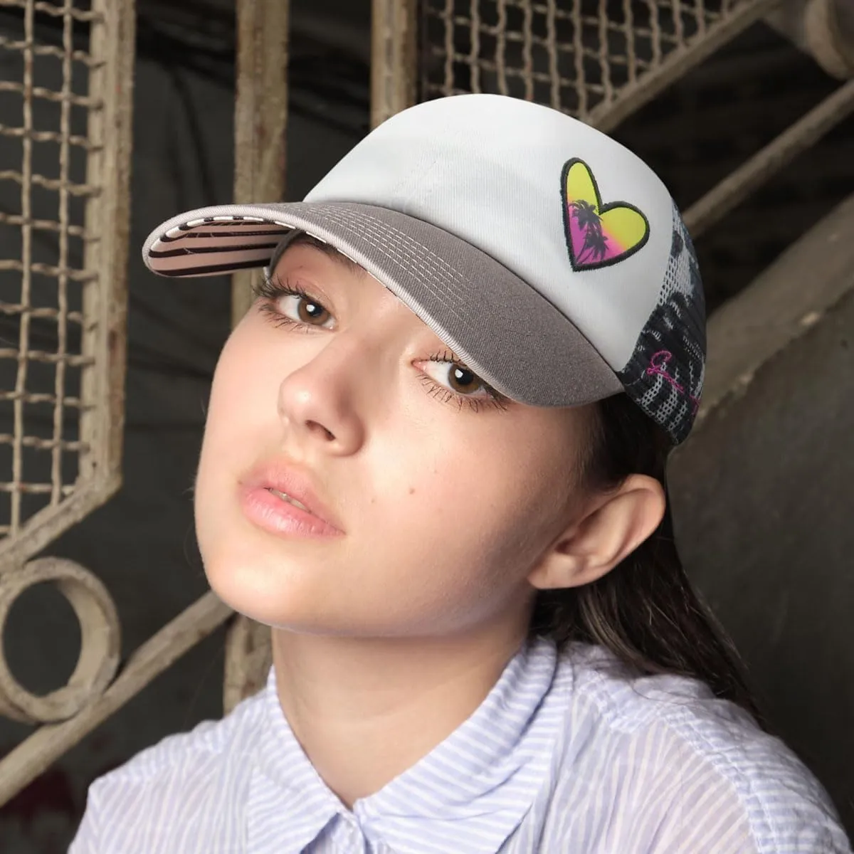 Baseball Cap for Women in Cute Dad Hat Design with Mesh to Stay Cool at The Beach in Summer