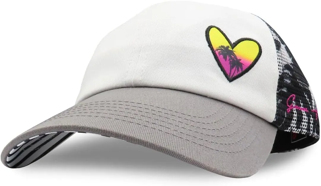 Baseball Cap for Women in Cute Dad Hat Design with Mesh to Stay Cool at The Beach in Summer