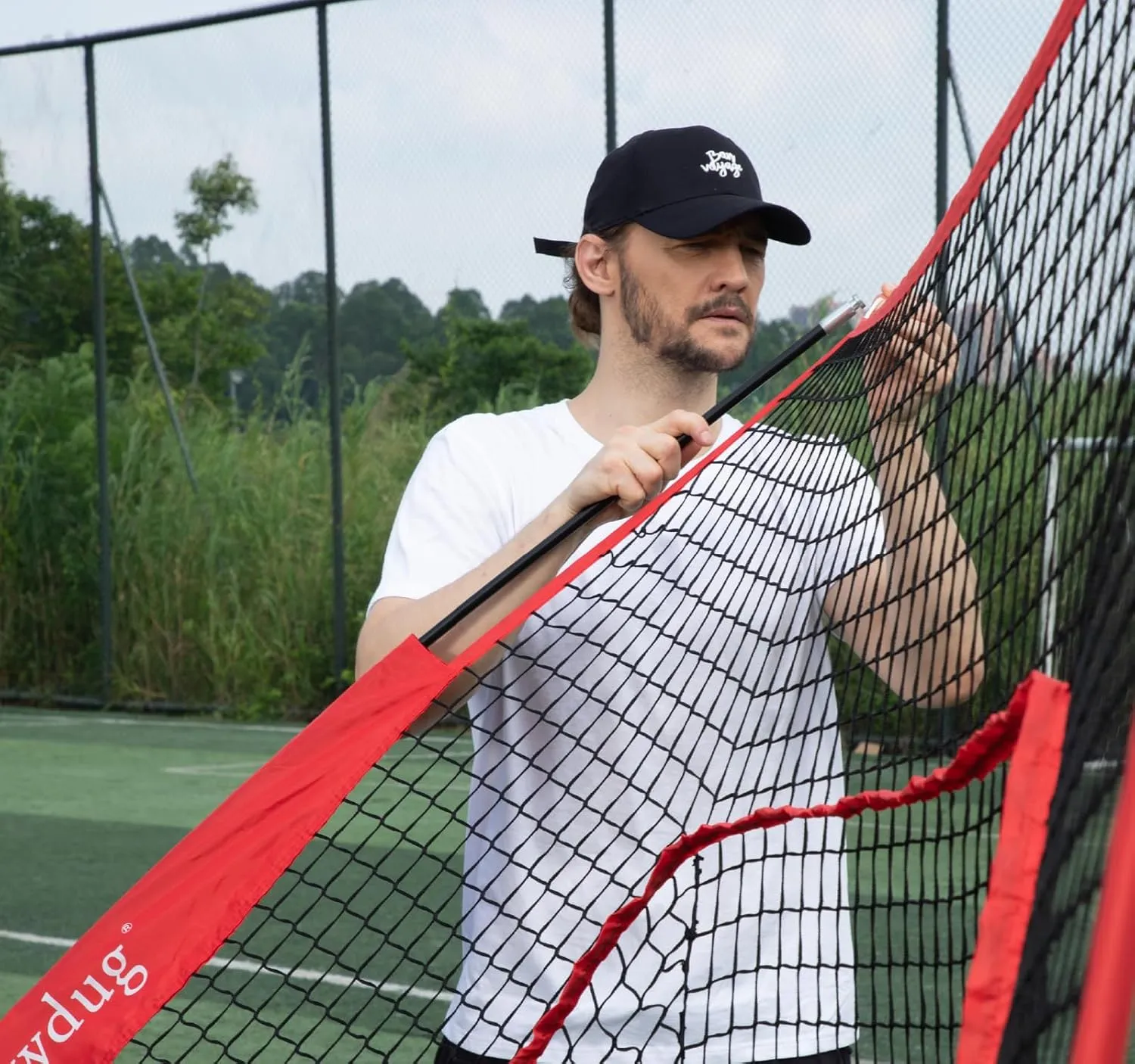 Baseball Practice Net,Portable Softball Net for Batting for Hitting and Throwing,with Large Ball Collection System,Batting Net with Tee,with a Sturdy Carrying Bag