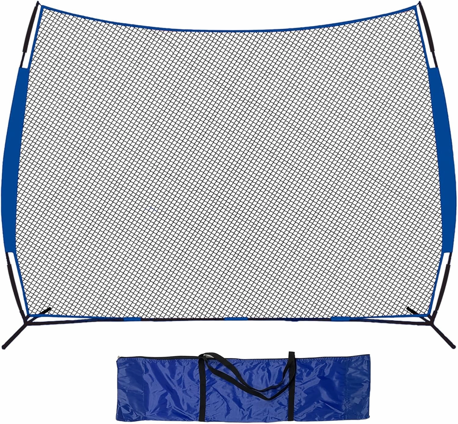 Baseball Barrier 16 X 10 FT Softball Netting Quick Set Up Sports Pitching Screen for Outdoor