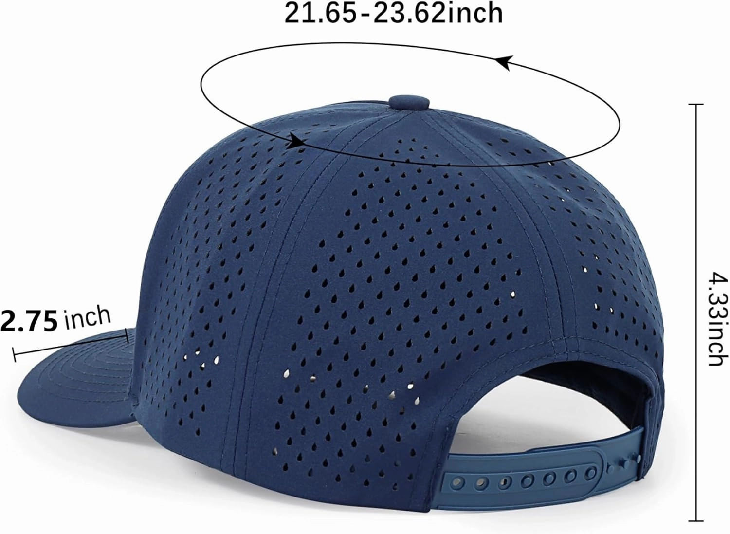 Baseball Cap Men Women Adjustable Quick Dry Laser Cut Mesh Ball Curved Brim Snapback Hat