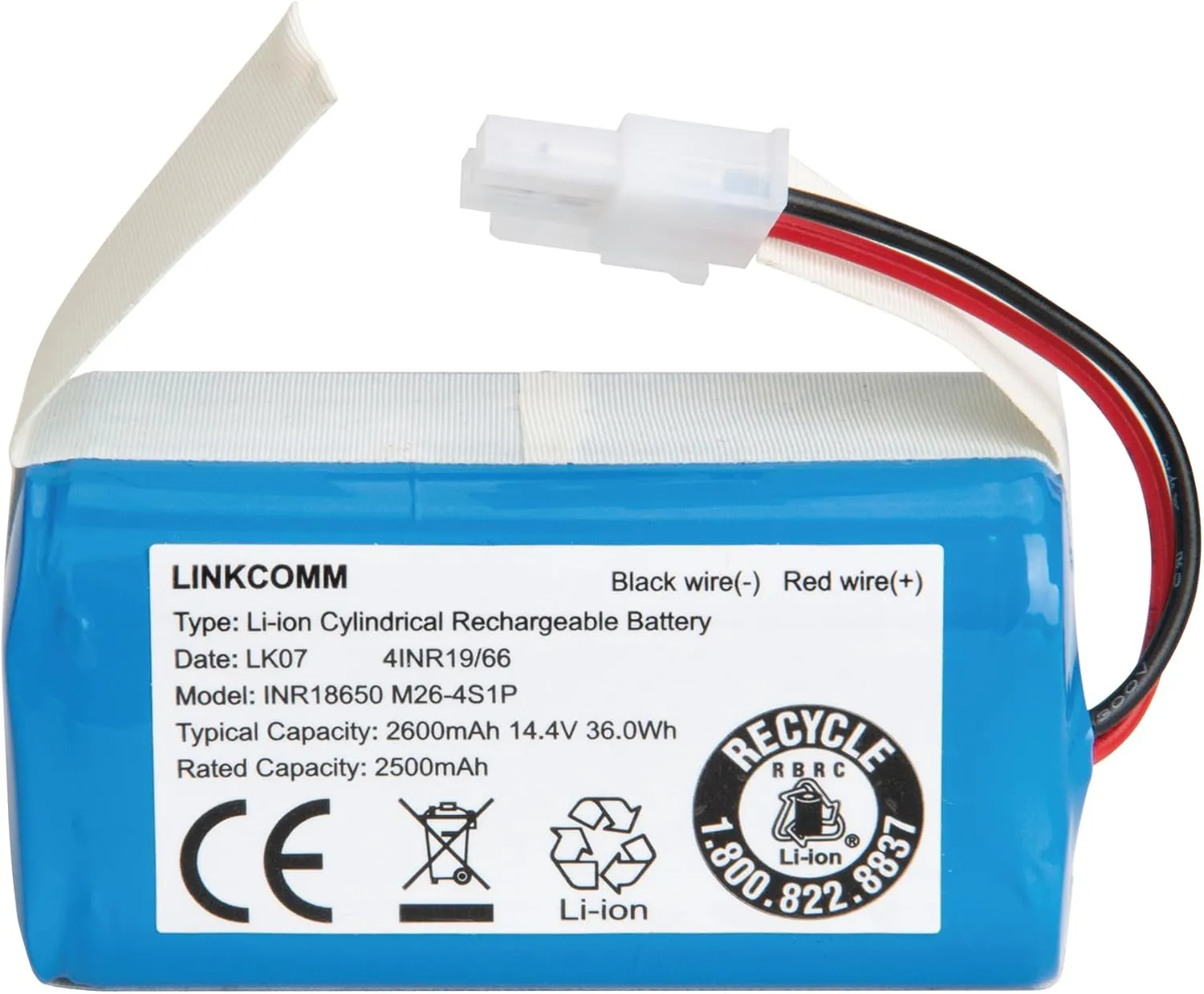 Battery Replacement for ILIFE A4s, A4s pro, A4, A6, A7, A8, A9 Robotic Vacuum Cleaners, Model PX-B020 Battery