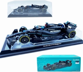 Bburag New 2023 1/24 F1Mercedes AMGW14#63 Alloy Racing Car for George Russell 1:24 F1 W14#63 Super Formula One Luxury Collection DieCasting Adult Model Gift