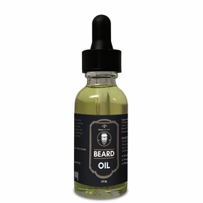 Beard Oil, 100% Natural Oils, Black Pepper and Mahogany Teakwood Scent (1 Oz)