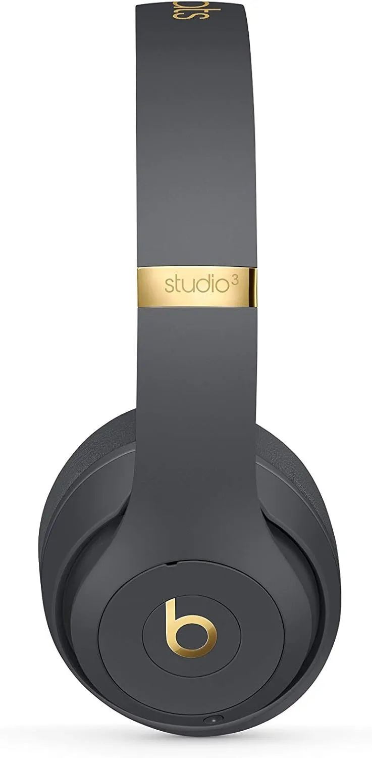 Beats Studio3 Wireless Noise Cancelling On-Ear Headphones - Apple W1 Headphone Chip, Class 1 Bluetooth, Active Noise Cancelling, 22 Hours of Listening Time - Shadow Gray (Previous Model)