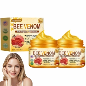 Bee Venom Skin Regeneration Cream, Bee Venom Skin Treatment Cream for Face & Body, Multipurpose bee venom comprehensive cream - Natural Care for skin Imperfection (2PC)