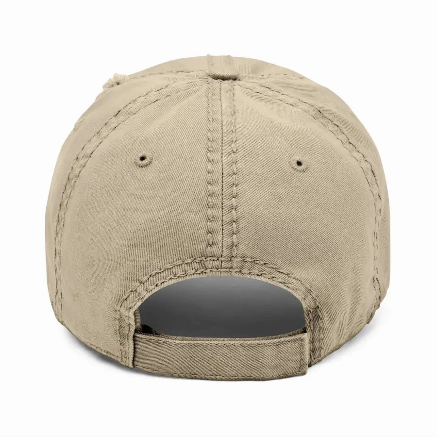 Bell 222 Helicopter Distressed Hat (Embroidery)