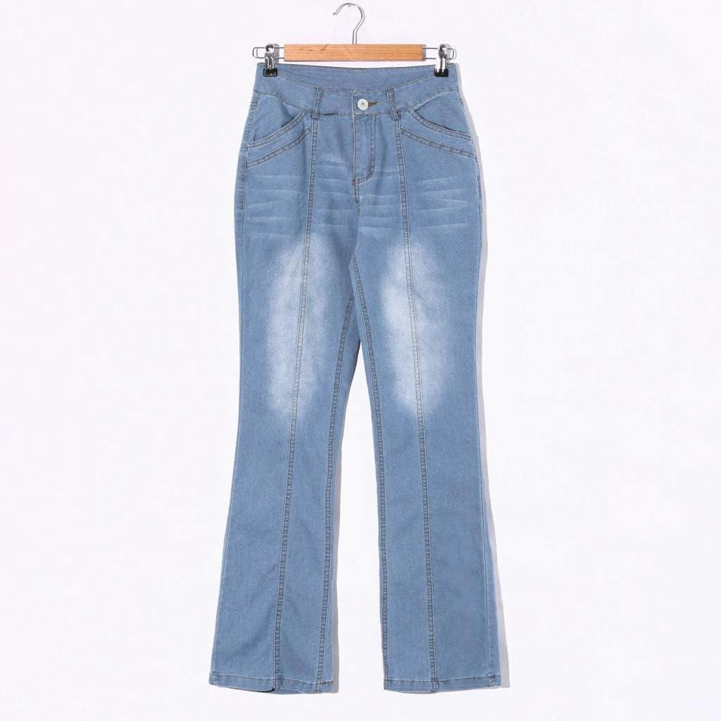 Bell Bottom Jeans for Women High Waisted Flare Jeans with Classic Wide Leg Denim Pants