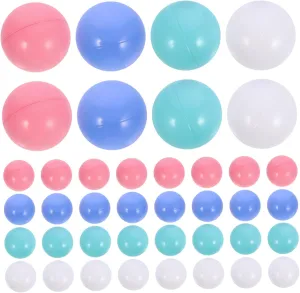 BESPORTBLE 100pcs Colorful Ocean Balls for Crush Pool Balls for Play Tents Bathtubs and Playrooms Fun Decorative Props for Parties