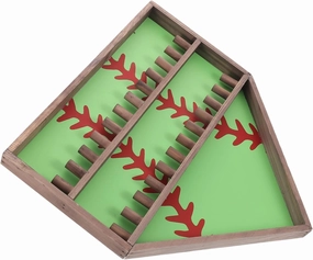 BESPORTBLE Wall Mount Display Case for Championship Rings Medals Versatile Holder for Baseball Sports Memorabilia Quick Setup Unique Design Durable