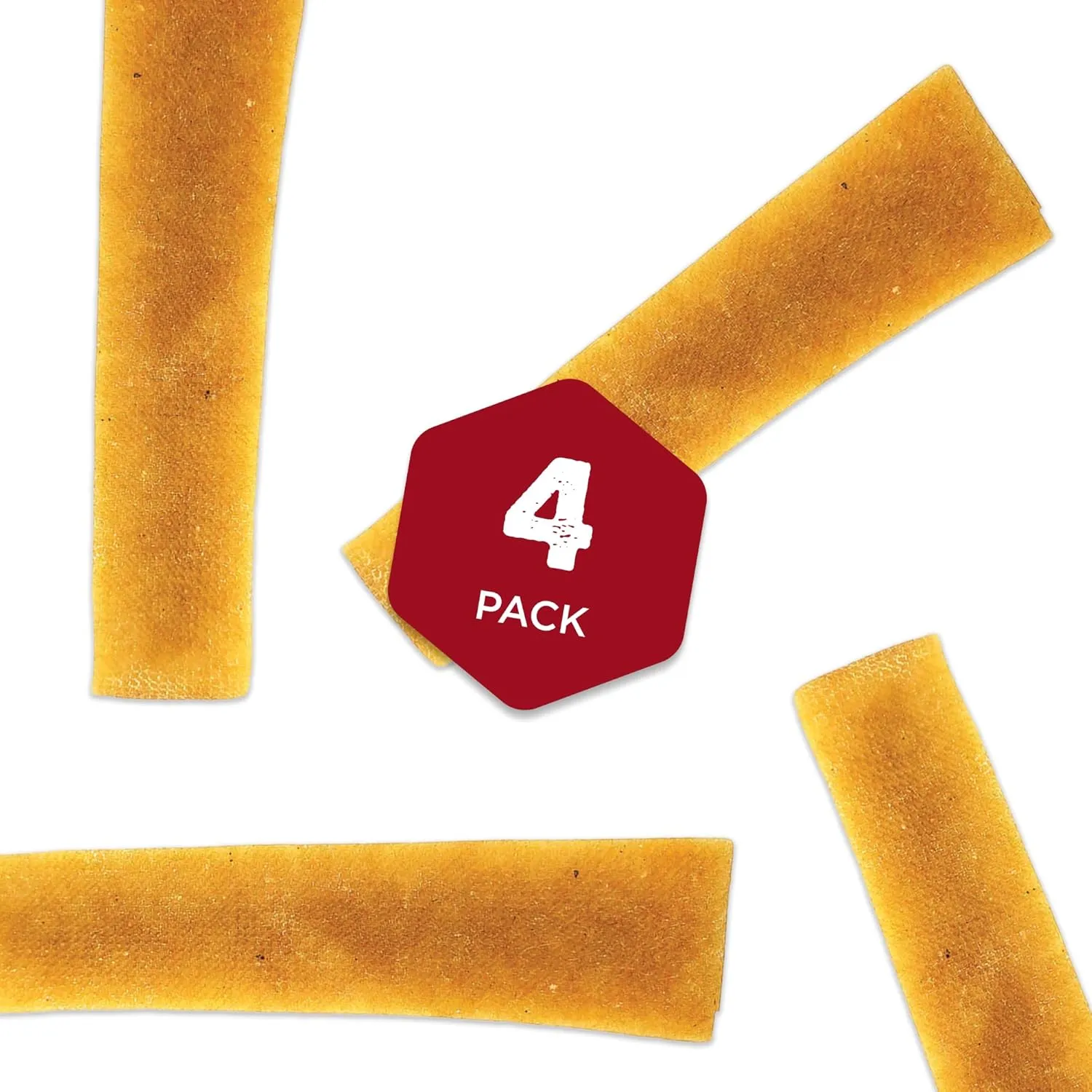 Best Bully Sticks Himalayan Yak Cheese for Dogs - Large 4 Count (Pack of 1) - Natural, No Lactose, Odor Free, Long-Lasting Snack