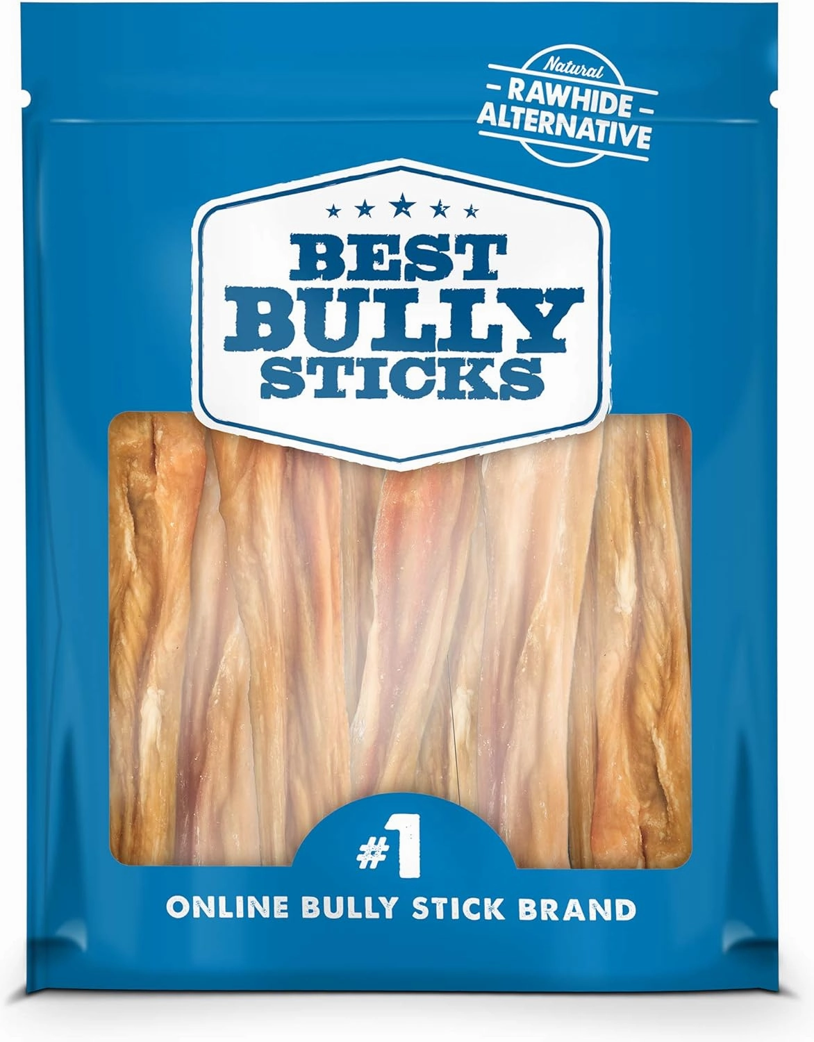 Best Bully Sticks 5-6 Inch Beef Bladder Sticks - 30 Count (Pack of 1) - 100% Natural, Single-Ingredient, Supports Dental Health, Rawhide Alternative