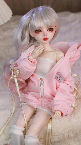 BJD Doll 1/3: Hand-Painted Doll 1/3, Fation Girl Style, 22 Inches, Girls (Makeup Style A)