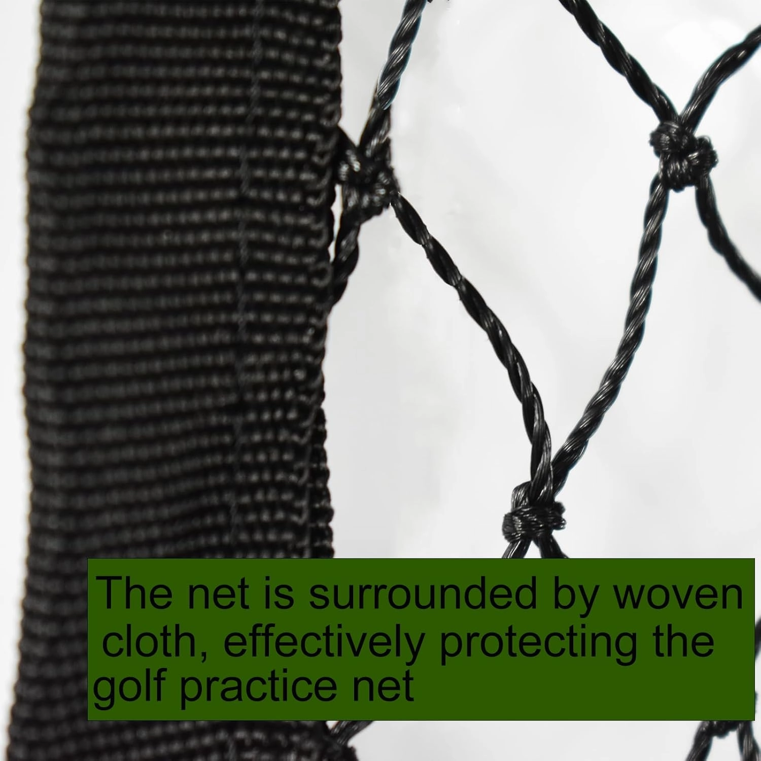 Black Golf Barrier Netting Multifunction Sports Netting High Impact Net