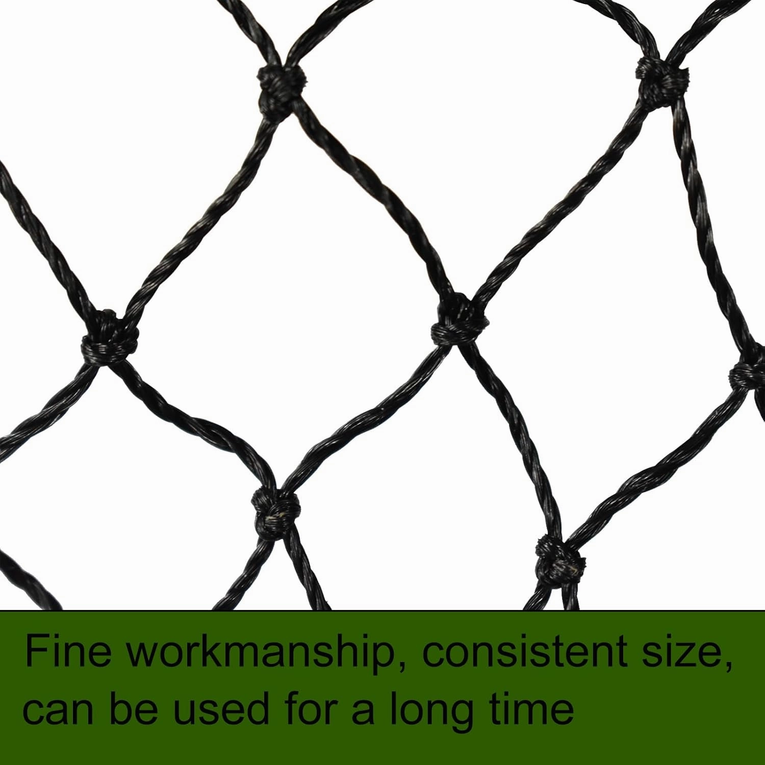 Black Golf Barrier Netting Multifunction Sports Netting High Impact Net
