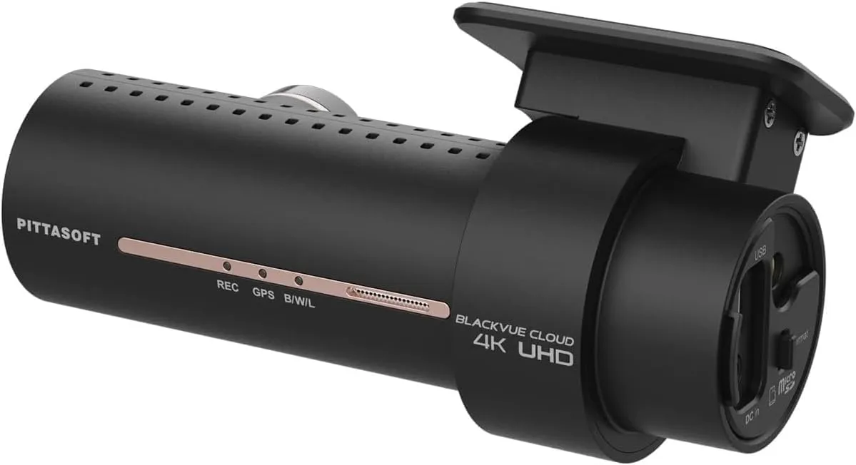 BlackVue DR970X-1CH Plus 64GB | 1-Channel Dash Cam (4K-Full HD), STARVIS 2 Sensor, Parking Mode, Easy Setup via App, Wi-Fi, GPS, Cloud Auto Backup, Optional LTE Module
