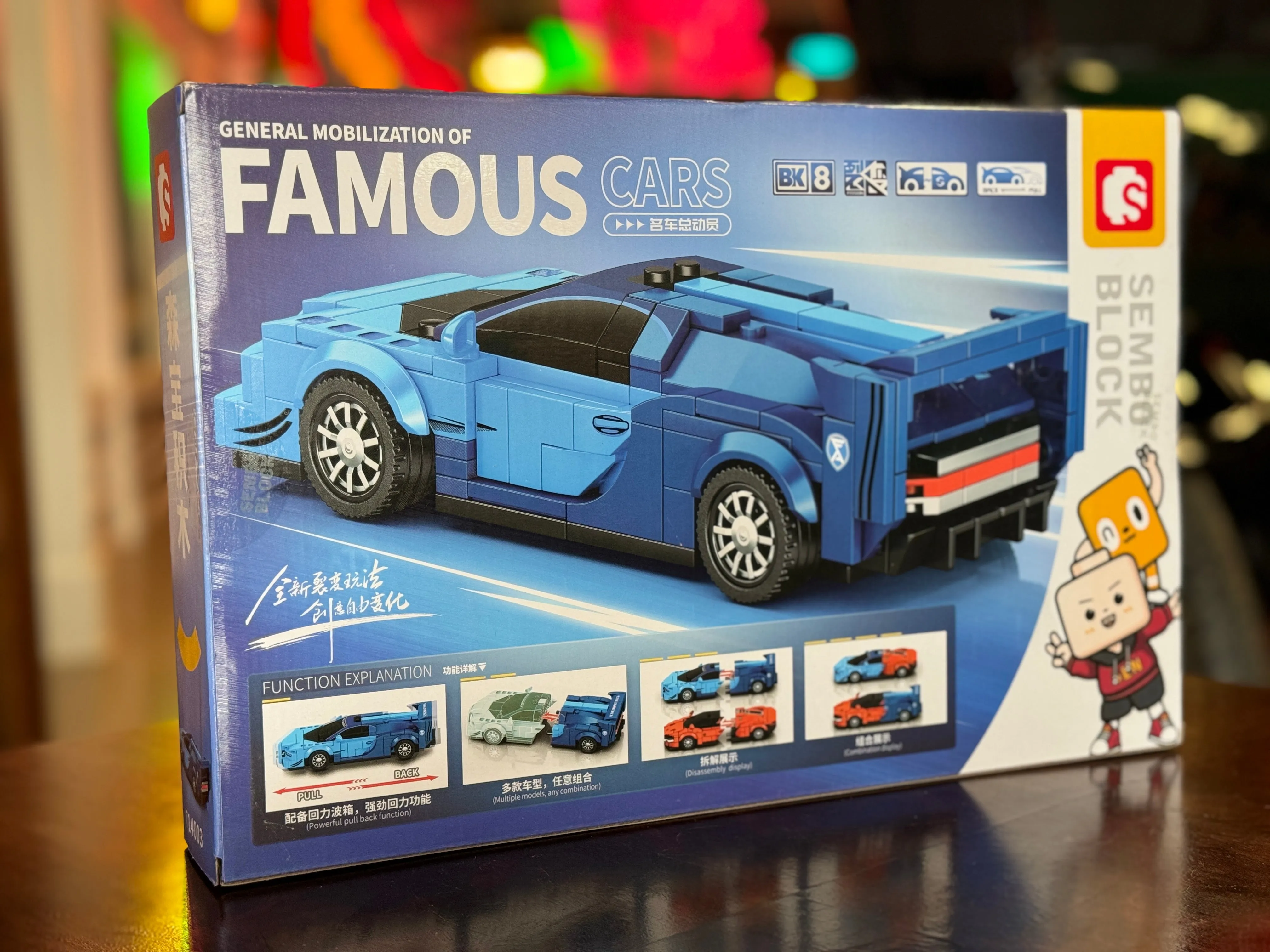 Blue Pullback Supercar