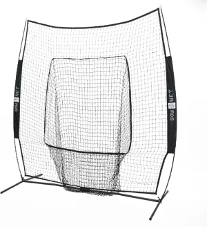 Bownet Big Mouth Replacement Netting 7x7, Black, Net Only