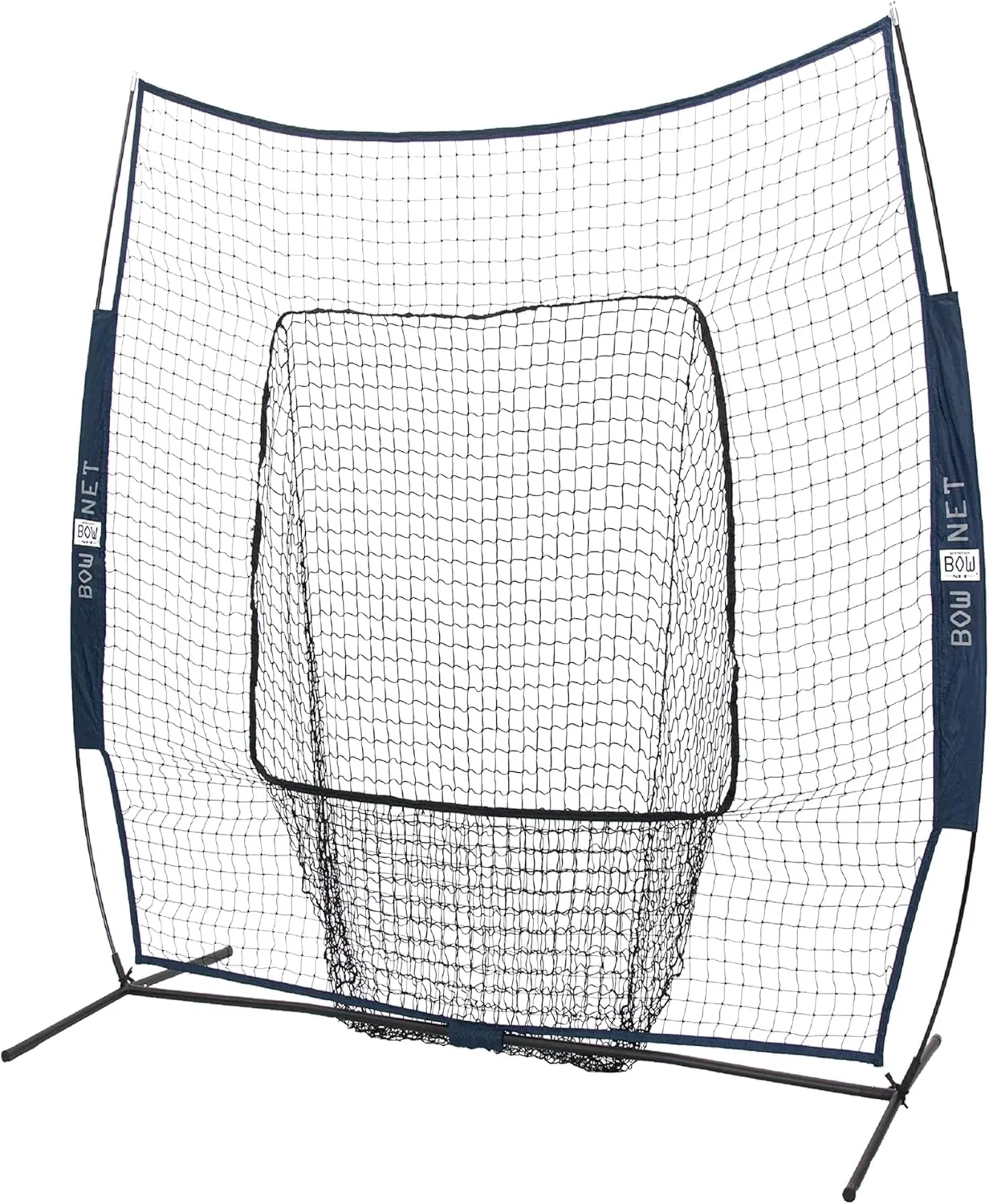 Bownet Big Mouth Replacement Netting 7x7, Navy, Net Only