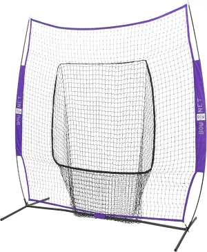 Bownet Big Mouth Replacement Netting 7x7, Purple, Net Only