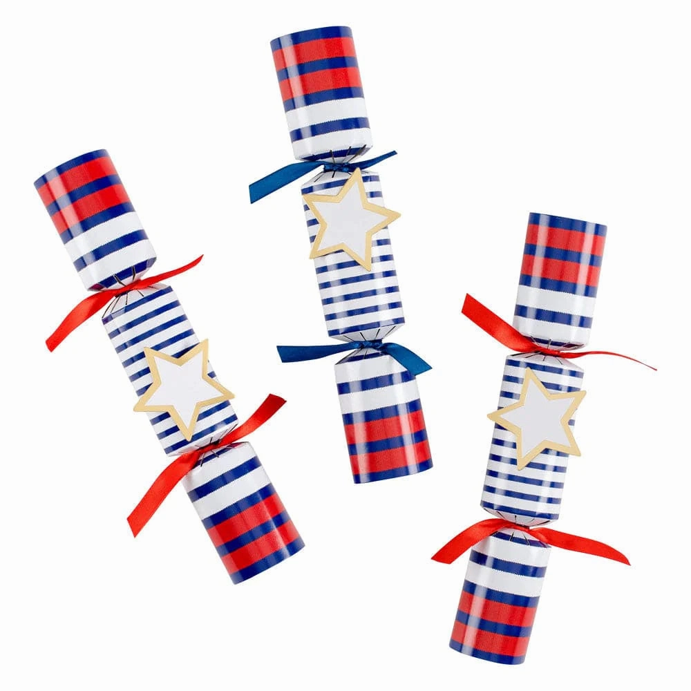 Breton Stripe Celebration Crackers - 8 Per Box